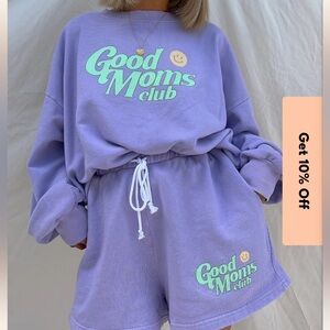 Sun Peony Coconut Grape Smiley Good Moms Club Set